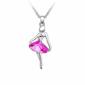 Ballerina aan ketting - Roze Ballerina aan ketting - Roze