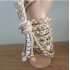 Halsband "3D Cobra"- Goud/Beige/Diamond