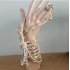 Halsband "3D Cobra"- Goud/Beige/Diamond