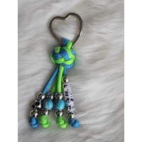 PERSONALISEER UW Diamond Knot Naam Sleutelhanger 