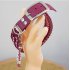 Halsband met kralen - BURGUNDY/ROZE