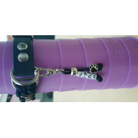 Halsband "3D Cobra"  - Bruin/Beige/Zwart