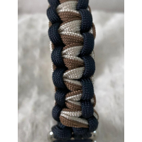 Halsband "3D Cobra"  - Bruin/Beige/Zwart