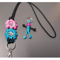 Personaliseer uw Keycord met Bloemen 