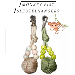 Monkey Fist Sleutelhanger - Gepersonaliseerd