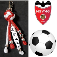 Personaliseer uw VOETBAL SLEUTELHANGER 