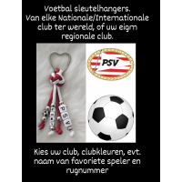 Personaliseer uw VOETBAL SLEUTELHANGER 