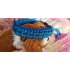 Halsband "Bennos Happiness " - Blauw Tinten